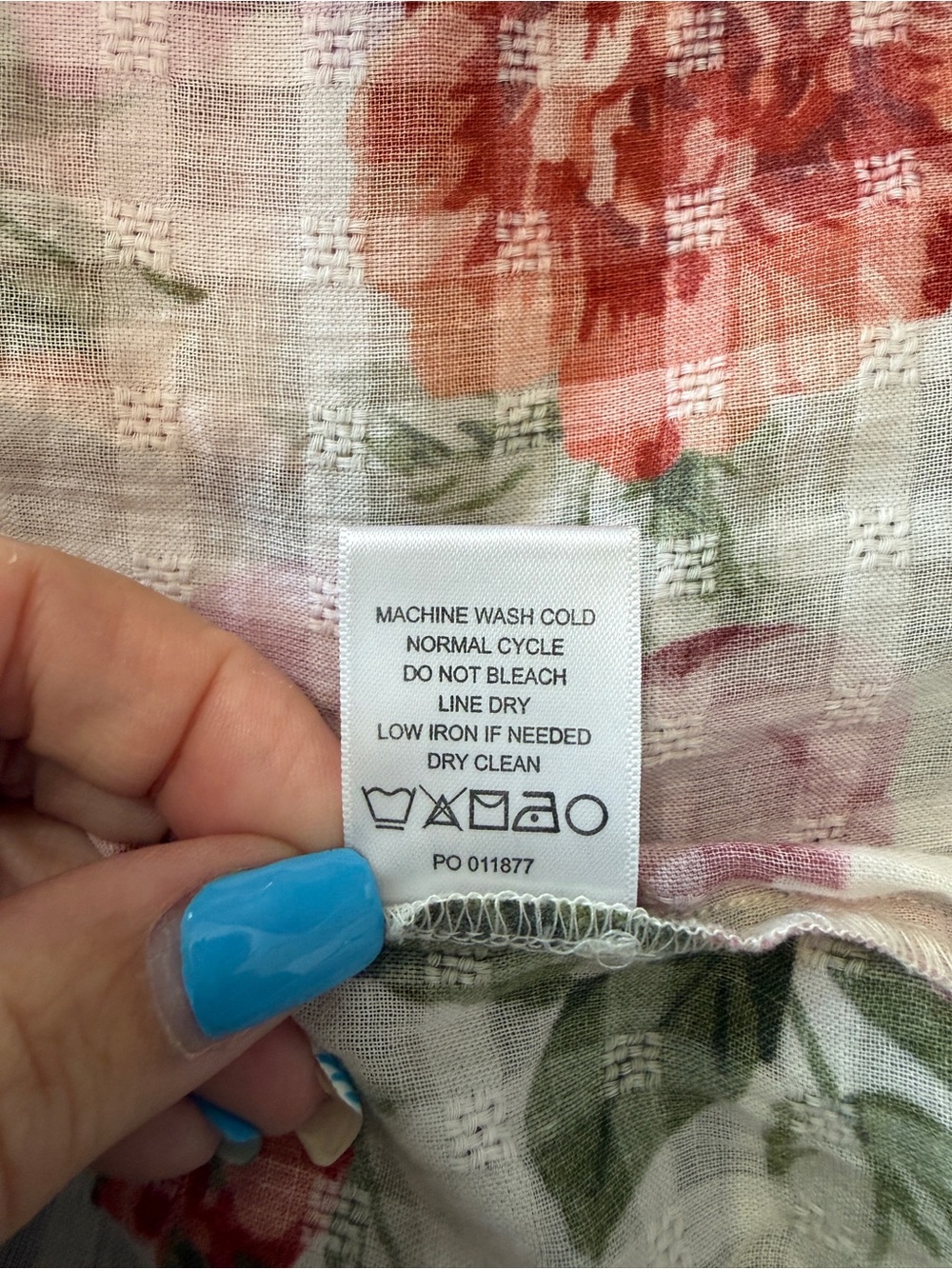 Show Me Your MuMu Lydia Ruffle V-Neck Blouse Ivory Hillside Floral 25628 - Picture 11 of 15